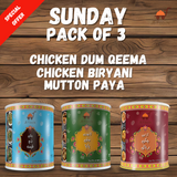 JB Foods Sunday Pack of 3