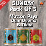 Sunday Pack tin pack can delivery pakistan